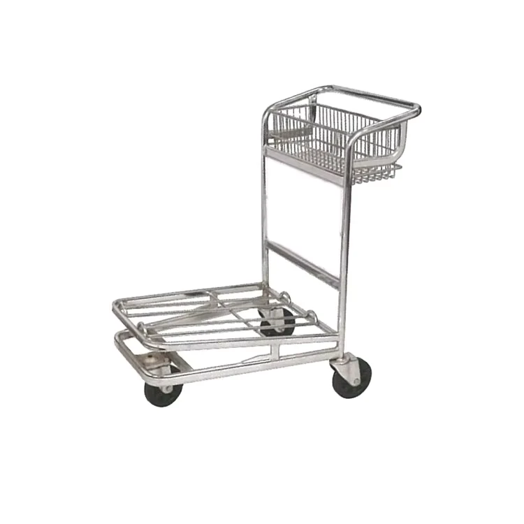 Used Airport Luggage Trolley Cart Luggage Cargo Trolley