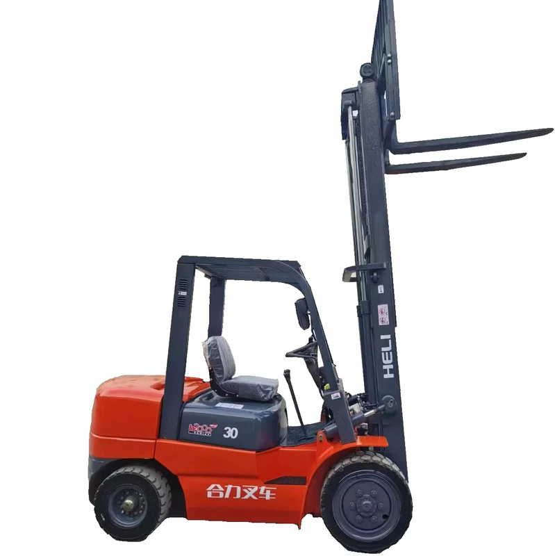 Used Heli H2000 30 3 Tons 4.5 Meters 3 Masts Diesel Forklift
