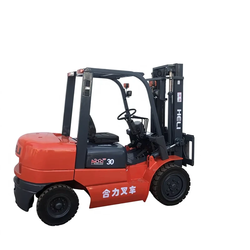 Used Heli H2000 CPCD30 3 Tons Diesel Forklift with Clump