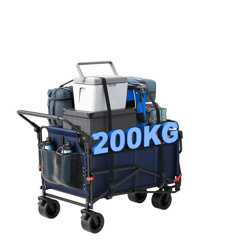 Utility Large Load Cart Foldable Portable Folding Trailer Fishing Sports Family Outdoor Trips Camping Cart