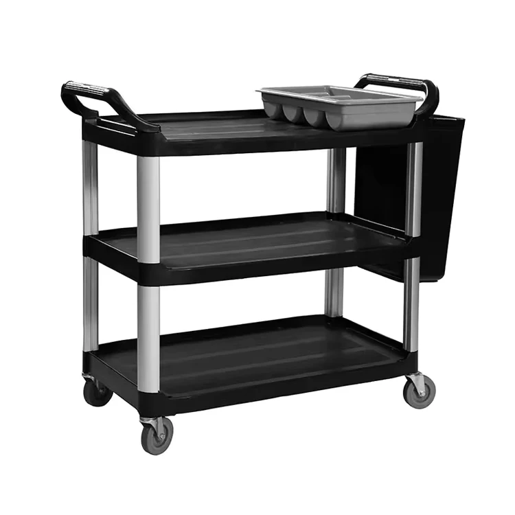 Utility Mobile Service Cart Room Service Trolley on Sale