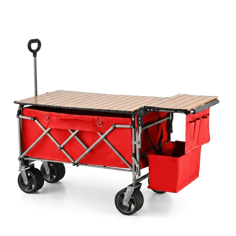 Vagon Plegable Heavy Duty Foldable Cart Beach Trolley Camping Folding Wagon
