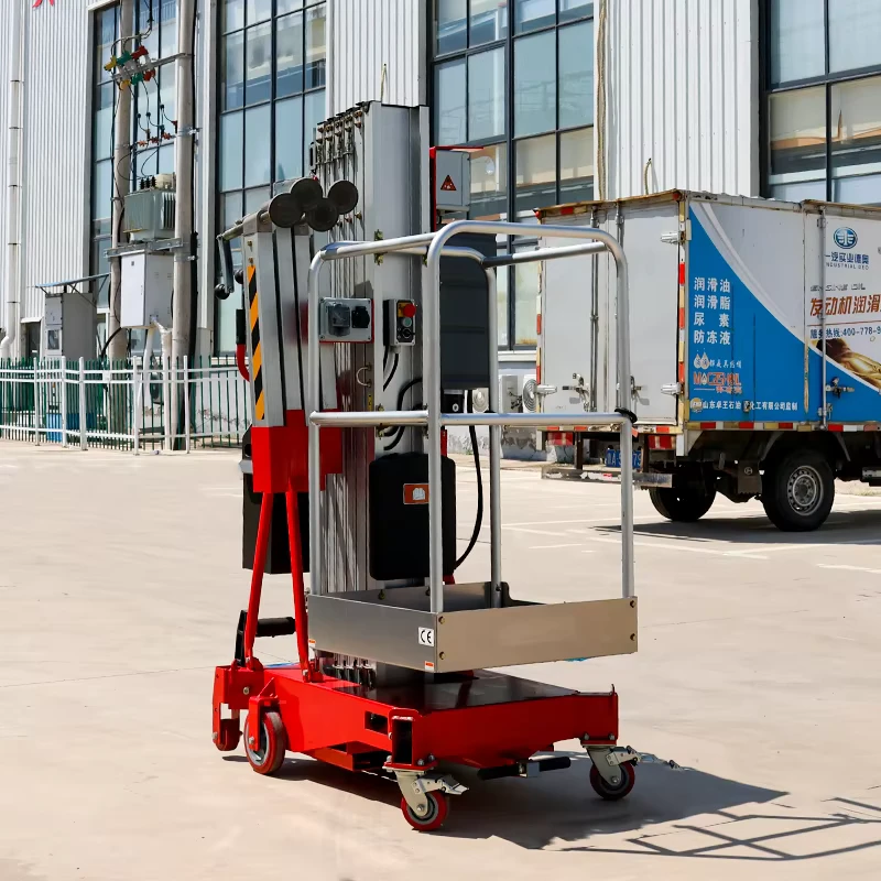 Vertical Lift 12m Mast Lift Easy of Operation Man Lifting Machine 10m 8m