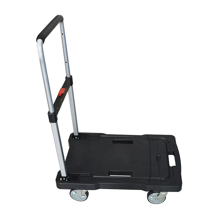 WBD 150kg Black Electric 4 Wheel Full Foldable Hand Trolley Cart
