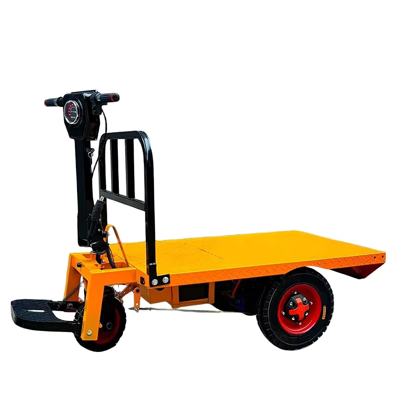 Warehouse Hand Trucks Electric Flatbed Trucks Transport Carts Station mounted Tile Transporters Cargo Transporters Flatbed Carts