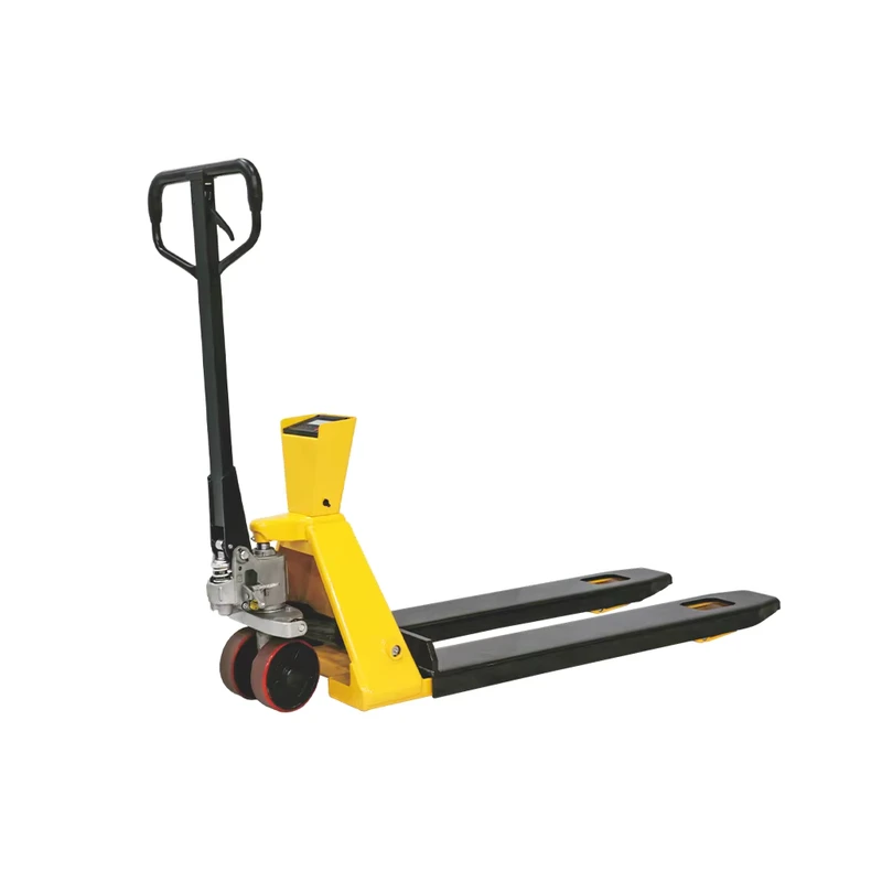 Warehouse Pallet Truck 2000KG 2T Manual Hydraulic Trolley Electronic Scale Carrier