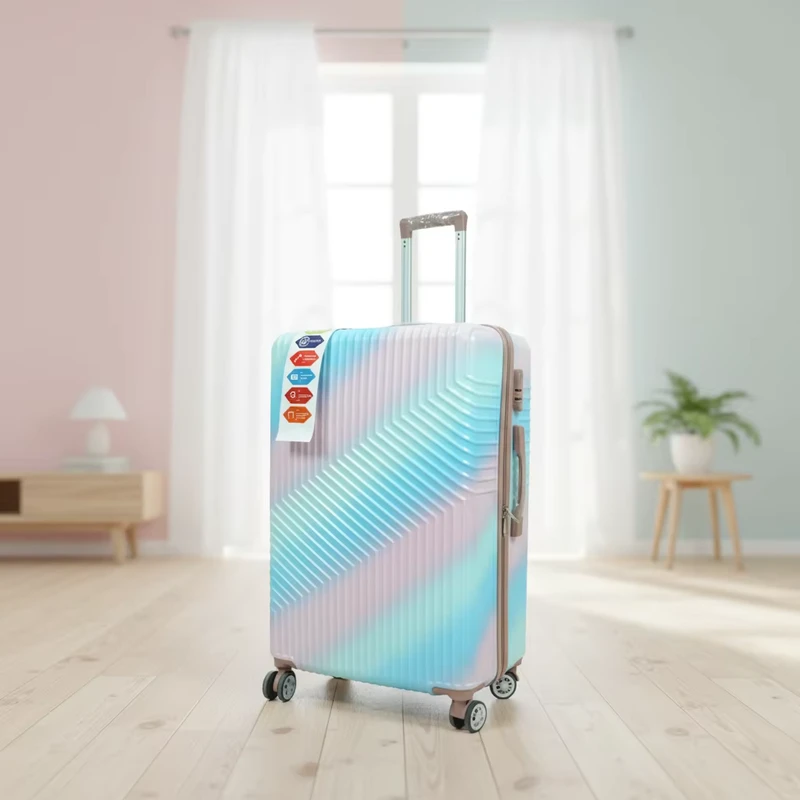 Wear Resistant Abs+PC Custom Suitcase Set Hard Shell Trolley Luggage Set Ideal For Business Travel Family Vacation