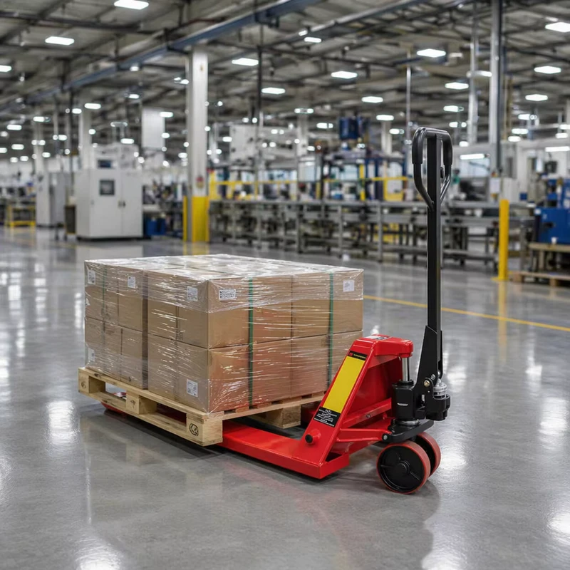 Welded Pump Hand Pallet Truck 2500kg Hydraulic Manual Forklift