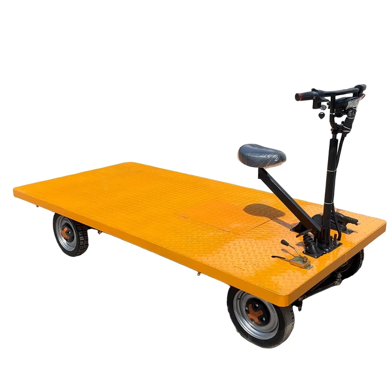 Wheel Heavy Electric Trolley for Hospital and Industrial Carrying Large Weight Cargo Mover Truck Hand Cart
