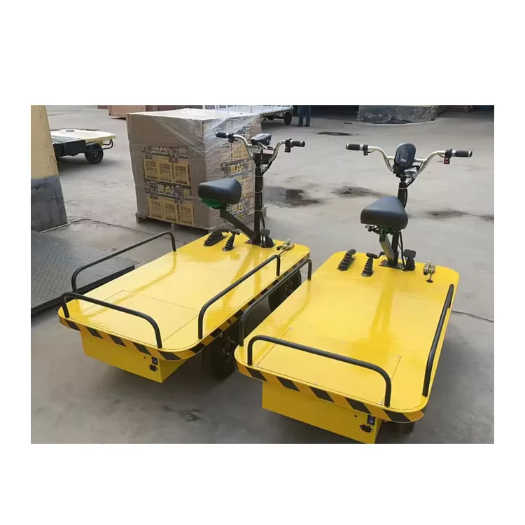 Wheel Heavy Electric Trolley for Hospital and Industrial Outdoor Logistics Cargo Mover Truck Hand Cart