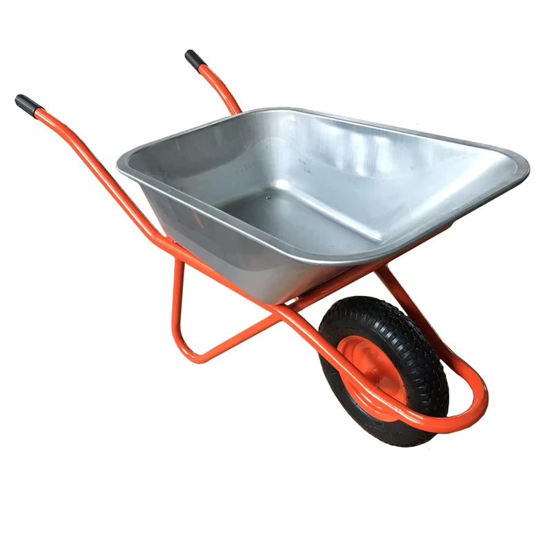 WheelBarrow Industrial Garden Heavy Duty Metal Made in China Construction High Quality Building Household Tool WB6418