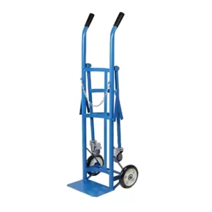 Wheelbarrow for Gas Cylinder with 4 Wheels Bottle Hand Truck Steel Cylinder Trolley