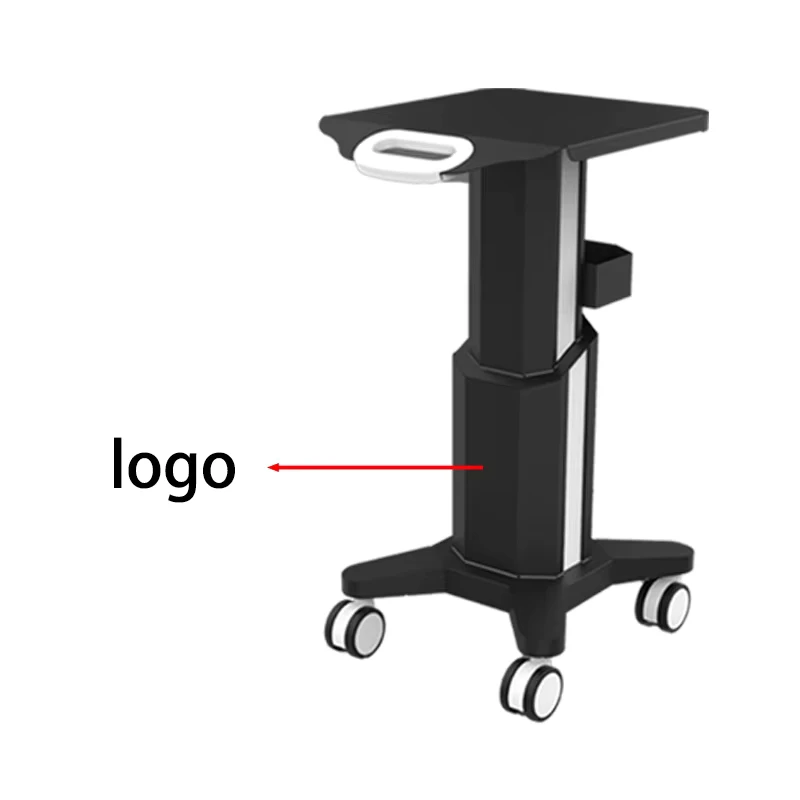 White Medical Aesthetic Device Carts Metal Salon Beauty Spa Trolley Facial Machine Trolley Carts Dental Trolley