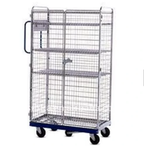 Wire Cages with Wheels for Transport