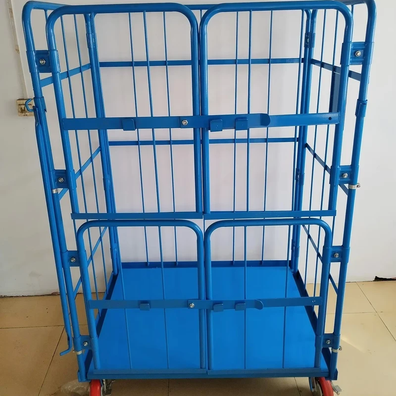 Wire Mesh Cages Heavy Duty Steel Cages Asia Popula Trolley Cages Collapsible Wagon General Purpose Hand Trucks