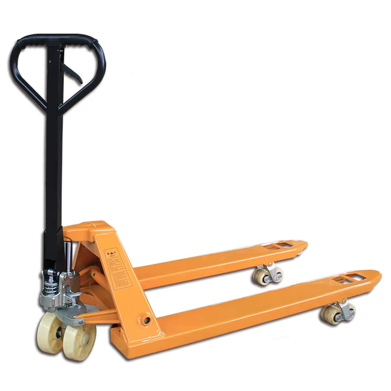 Workshop Forklift Manual 3000kg 5 Ton Handlift Pallet Truck with 1150 2000mm Fork Width and Nylon PU Wheels