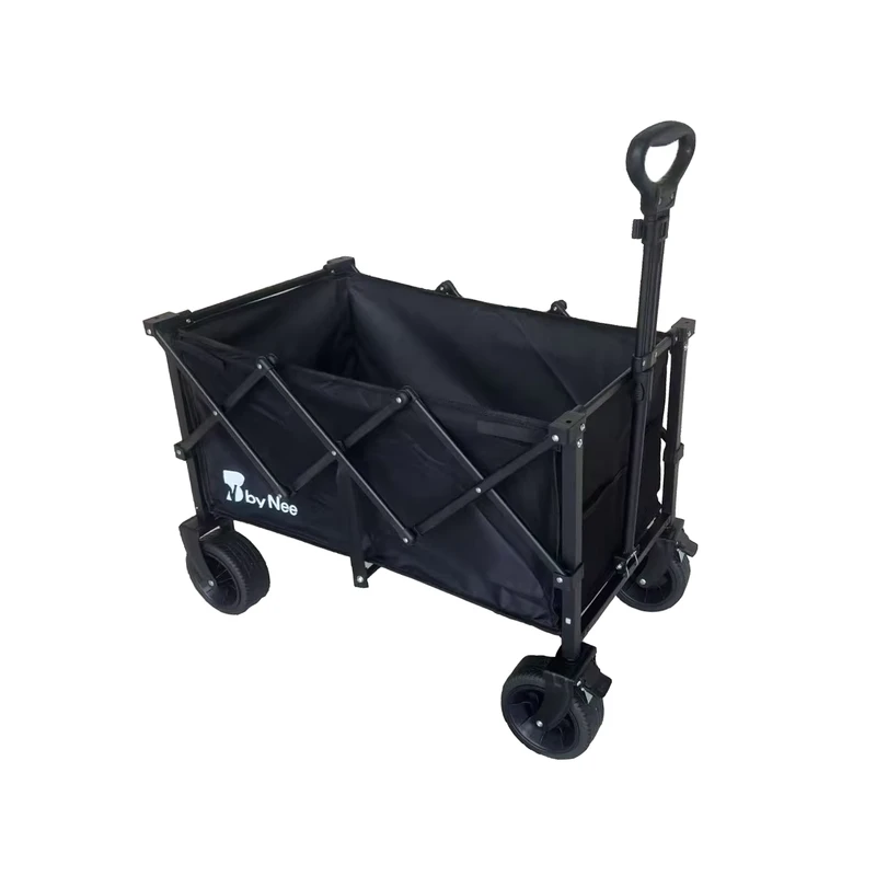 YDC 2505 Portable Foldable Utility Wagon Cart for Outdoor Camping Garden Shopping OEM Supported