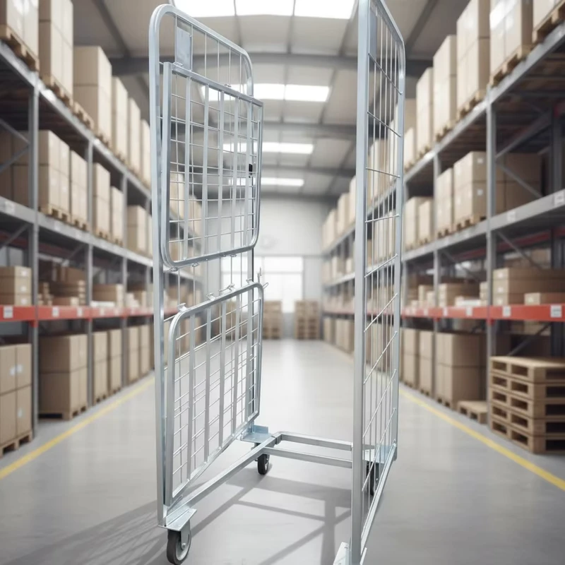 YOUGU Customization Low Price and High Quality Steel Folding Hand Cart Trolley with High Capacity Strong Structure for Logistics