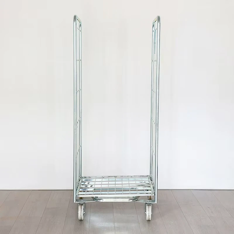 ZENDA Roll Container Customizable OEM Bulk Laundry Truck Laundry Trolley Roll Cage Container