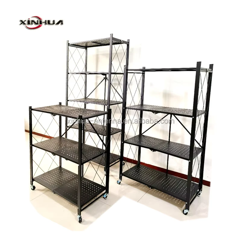 +cart Storage Bamboo Trolley +bar Microwave Oven Rack Shelf Household +antique +rustic +table +metal Wire Kitchen Cart