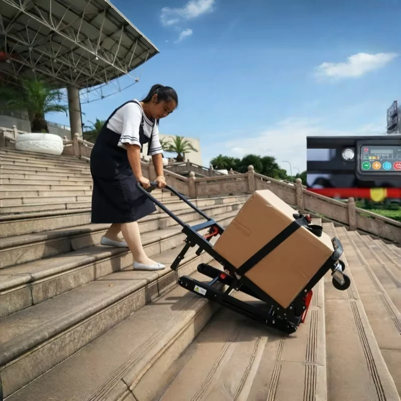 lifting trolley electric platform stair climbing hand dolly wheels lift foldable motor wheel cart trolley climber